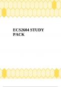 ECS2604 STUDY PACK