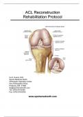 ACL reconstruction is a surgical procedure