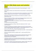 CNA  PRACTICE  EXAM QUESTIONS AND ANSWERS 