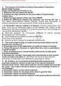 Psych NP review&lowbar;ANCC questions And Answers