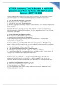 ATI-RN Assessment Level 1&colon; Practice A and B &lpar;100Questions Each Word by Word&rpar; with 100&percnt; Correct Answers UPDATED 2022