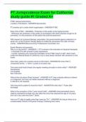 PT Jurisprudence Exam for California- study guide &num;1 Graded A&plus;