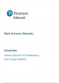 Mark Scheme (Results) November 2022Pearson Edexcel GCE Mathematics Pure 1 Paper 9MA0/01