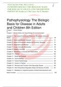 TEST BANK FOR: MCCANCE: PATHOPHYSIOLOGY THE BIOLOGIC BASIS FOR DISEASE IN ADULTS AND CHILDREN8TH EDITION BY Kathryn L McCance, Sue E Huether 