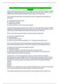 Adult CCRN&sol;PCCN Certification Practice Test Questions Correct  Answers