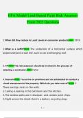 EPA Model Lead Based Paint Risk Assessor&period; Questions and Answers &lpar;Verified Answers&rpar;