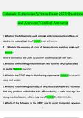 Colorado Esthetician Written Exam Questions and Answers &lpar;Verified Answers&rpar;