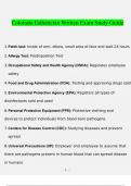 Colorado Esthetician Written Exam Study Guide&period; Questions and Answers &lpar;Verified Answers&rpar;