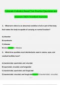 Colorado Esthetics Board Test Practice Questions and Answers &lpar;Verified Answers&rpar;