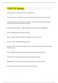 TCFP FF Study- &vert; Questions With 100&percnt; Correct Answers