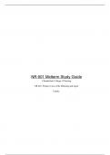 NR 601 Midterm Exam Study guide (Version 3), NR 601: Care of the Maturing and Aged Family, Chamberlain