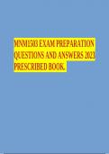 MNM1503 EXAM PREPARATION QUESTIONS AND ANSWERS 2023 PRESCRIBED BOOK. 