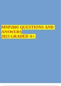 MNP2601 QUESTIONS AND ANSWERS 2023 GRADED A+.