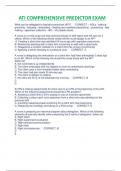 ATI COMPREHENSIVE PREDICTOR EXAM 2023 GUIDE&period;STUDY THIS ONE TO PASS&period;