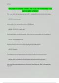 NASM&sol;AFAA GROUP FITNESS INSTRUCTOR EXAM PREP TEST RATED 100&percnt; CORRECT