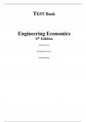 Engineering Economics Financial Decision Making for Engineers 6th Canadian Edition, 6e By Niall Fraser, Elizabeth Jewkes, Mehrdad Pirnia (Test Bank)