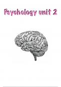 Summary -  PY2 - Psychology: Core studies and Applied Research Methods
