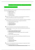                 NURSING FUNDAMENTAL EXAM QUESTIONS WITH ANSWER RATED A&plus;