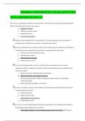                 NURSING FUNDAMENTAL EXAM QUESTIONS WITH ANSWER RATED A&plus;