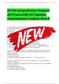 ATI RN Comprehensive Predictor 2019 Form B RN ATI Capstone Comprehensive Predictor Form B