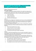 Essential Psychopharmacology Test Bank Exam 4th Edition Questions With Answers RATED A&plus;