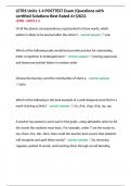 LETRS Units 1-4 POSTTEST Exam &lpar;Questions with certified Solutions Best Rated A&plus;&rpar;2023&period;