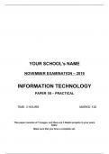 Test (elaborations) Information Technology 