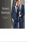 Women's Wearhouse Final Marketing Strategy Presentation