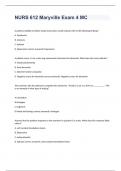 NURS 612 Maryville Exam 4 MC 2023 WITH 100&percnt; COMPLETE SOLUTIONS