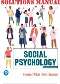 Social Psychology, Canadian Edition, 7th Canadian Edition, By Elliot Aronson, Timothy Wilson, Santa Cruz, Beverley Fehr, Robin Akert_SOLUTIONS MANUAL