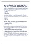 ASE A5 Practice Test - ASE A5 Brakes Test Prep 2 Question And Answers 2023