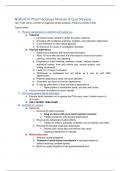 NUR2474 Pharmacology Module 8 Quiz Review