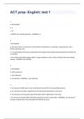 ACT prep- English&semi; test 1