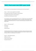 TNCC final exam test 2022 open book&vert; Questions With 100&percnt; Correct Answers &vert; Verified