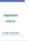 Intrapartum Care NURSING 2047