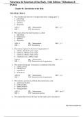 Structure & Function of the Body&comma; 16th Edition Thibodeau & Patton