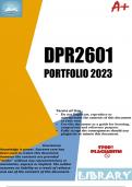 DPR2601 PORTFOLIO 2023 [May/June _Main Exam Answers]