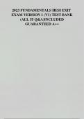 2023 FUNDAMENTALS HESI EXIT EXAM VERSION 1 &lpar;V1&rpar; TEST BANK &lpar;ALL 55 Q&A&rpar;INCLUDED GUARANTEED A&plus;&plus;