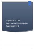 Capstone ATI RN Community Health Online Practice 2019 B