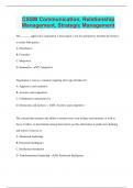 Bundle for CSSM Exams Compilation &vert; Verified &vert; Guaranteed Success