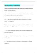 IBUS Exam Questions  &vert; Questions with 100&percnt; Correct Answers &vert; Verified