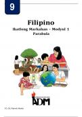 Filipino 9 Self-Learning Module