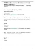 NATE Core Exam  Package 2023&sol;2024