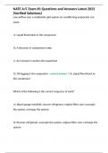 NATE A&sol;C Exam &num;1 Questions and Answers Latest 2023 &lpar;Verified Solutions&rpar;