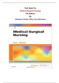Test Bank For Medical-Surgical Nursing  7th Edition By Adrianne Linton, Mary Ann Matteson | Chapter 1 – 63, Latest Edition|