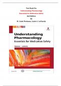 Test Bank For Understanding Pharmacology Essentials for Medication Safety 2nd Edition By M. Linda Workman, Linda A. LaCharity | Chapter 1 – 32, Latest Edition|