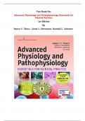Test Bank For Advanced Physiology and Pathophysiology Essentials for Clinical Practice  1st Edition By Randall Johnson | Chapter 1 – 17, Latest Edition|