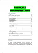 SOFTWARE DOCUMENTATION