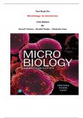 Test Bank For Microbiology: An Introduction  13th Edition By Gerard Tortora , Berdell Funke , Christine Case | Chapter 1 – 28, Latest Edition|