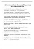 AZ Statutes and Rules Flashcards&vert; 320 questions&vert; with complete solutions